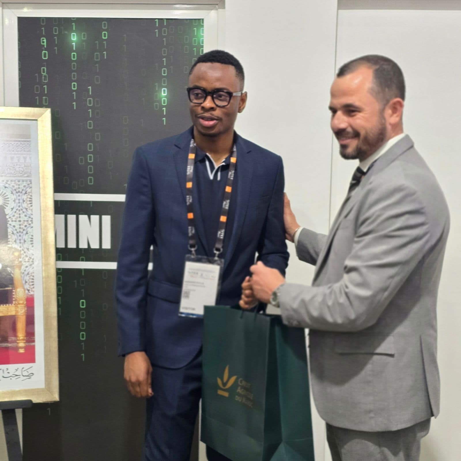 Karamo Sylla, lauréat de l'AI Prompt Challenge Bank-e au Gitex Africa 2026